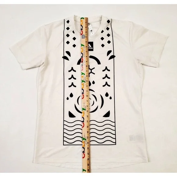 Adidas Paris Open HEAT RDY Freelift Tennis Shirt White Large - Picture 4 of 10